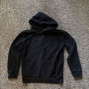 PUMA Boys Charcoal Hoodie